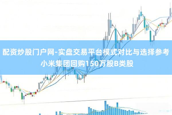 配资炒股门户网-实盘交易平台模式对比与选择参考 小米集团回购150万股B类股