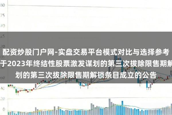 配资炒股门户网-实盘交易平台模式对比与选择参考 好意思的集团：对于2023年终结性股票激发谋划的第三次拔除限售期解锁条目成立的公告