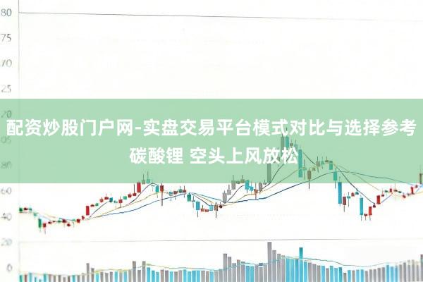 配资炒股门户网-实盘交易平台模式对比与选择参考 碳酸锂 空头上风放松